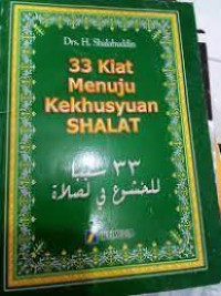 Image of 33 KIAT MENUJU KEKHUSYUAN SHALAT